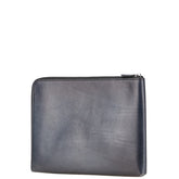 ベルルッティ ニノGM クラッチバッグ セカンドバッグ ネイビー レザー メンズ Berluti 【中古】
